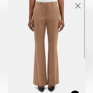NWT Theory HW Flare Pants- Sevona style- camel color